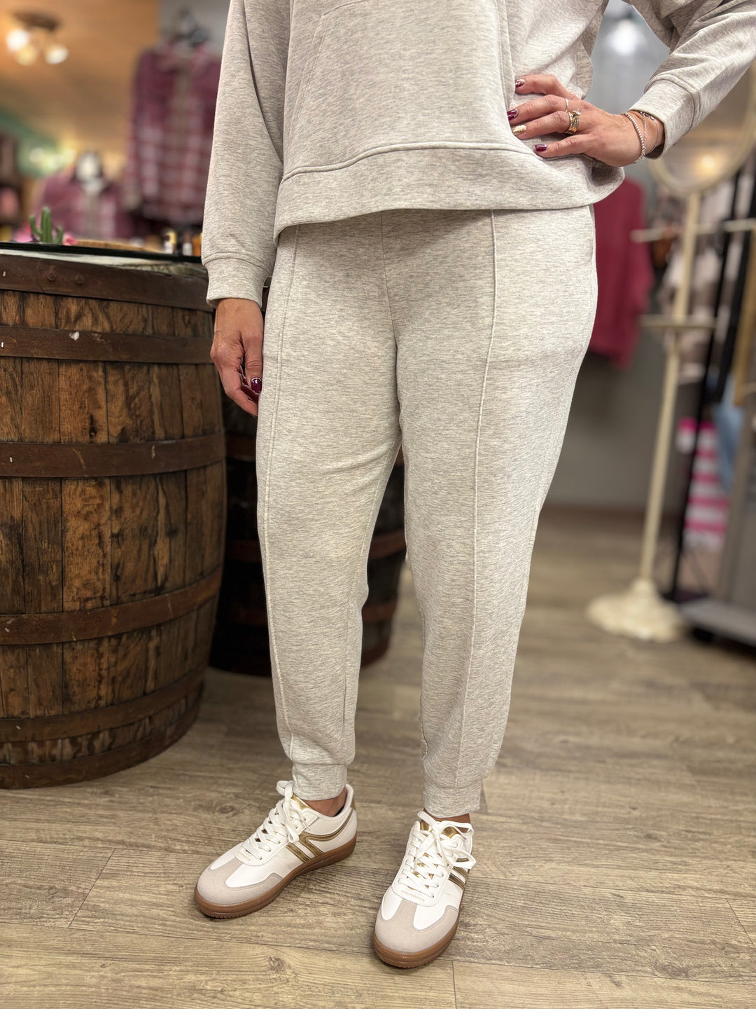 Zenana On Repeat Scuba Jogger Pants-Bottoms-Zenana-Evergreen Boutique, Women’s Fashion Boutique in Santa Claus, Indiana