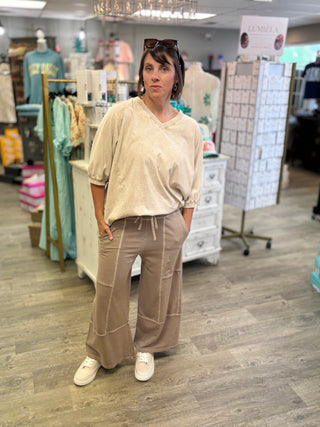 Effortless Edge Wide Leg Pants