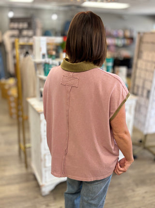 Contrast Crush Top