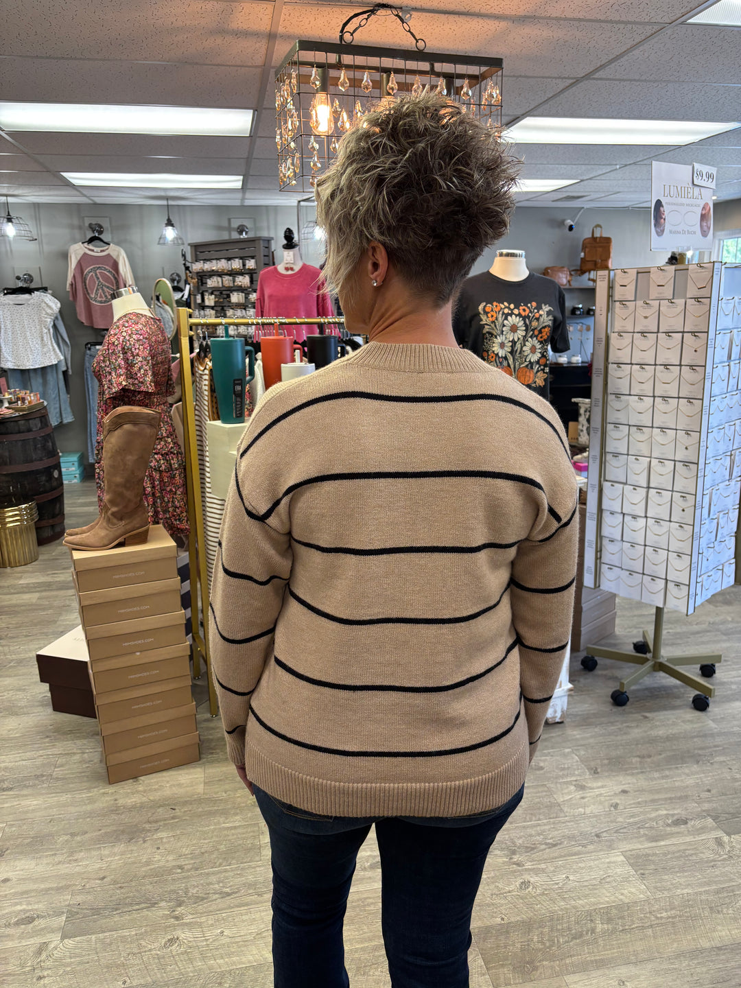 The Cookie Dough Sweater-Tops-LA MIEL-Evergreen Boutique, Women’s Fashion Boutique in Santa Claus, Indiana