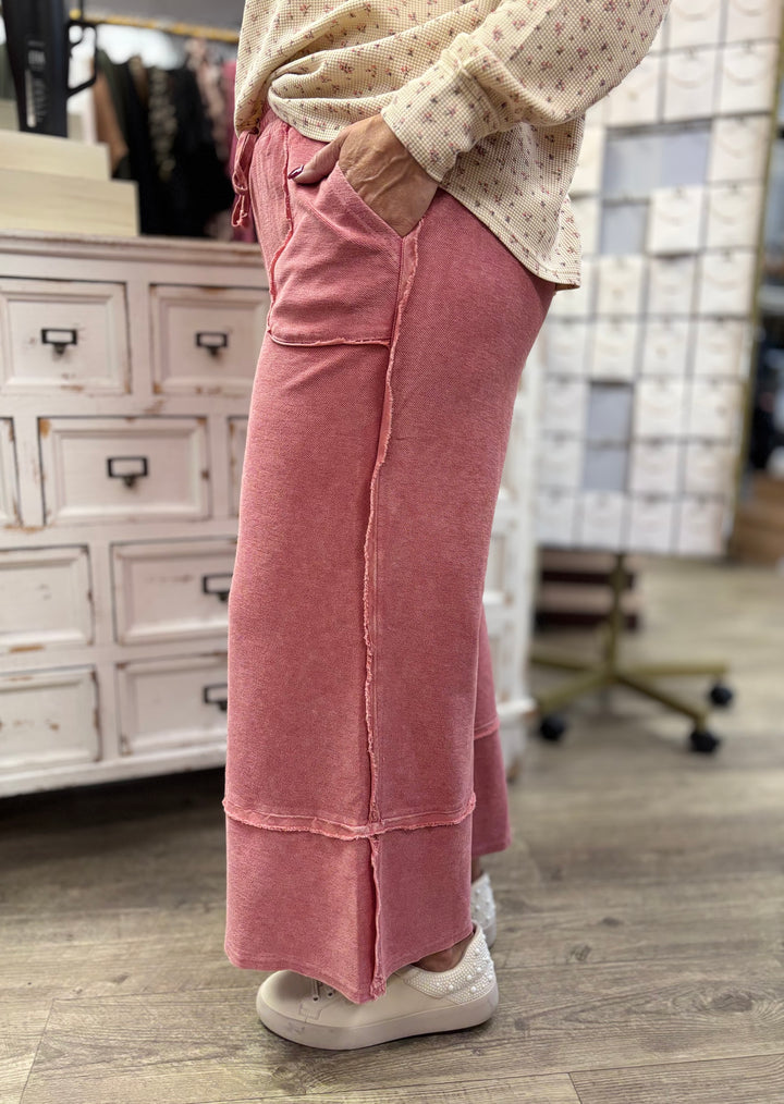 You Belong With Me Mineral Washed Pants-Bottoms-Easel-Evergreen Boutique, Women’s Fashion Boutique in Santa Claus, Indiana