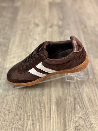 Corkys Heads Up Chocolate Sneakers