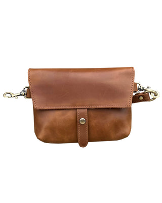 W022S crazy horse genuine leather crossbody-Roma Leathers, Inc.-Evergreen Boutique, Women’s Fashion Boutique in Santa Claus, Indiana