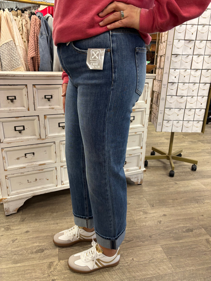 Risen 4-Way Slouchy With Cuffed Hem