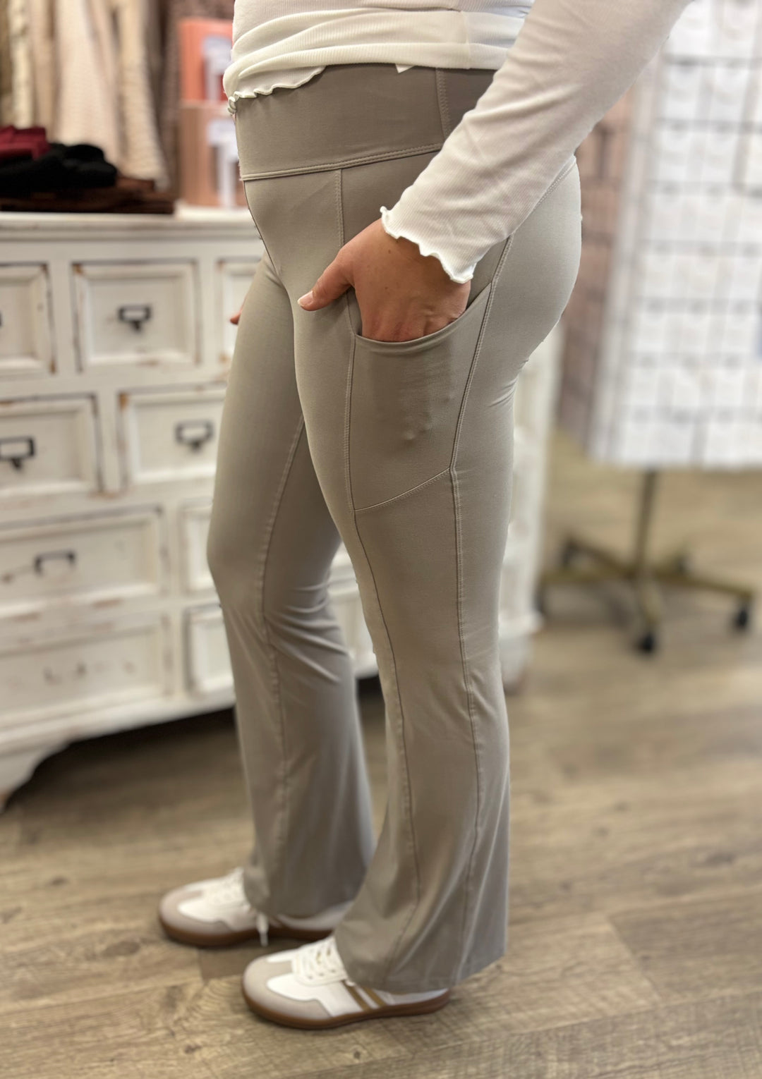 Butterfly Flare Leggings-Bottoms-Rae Mode-Evergreen Boutique, Women’s Fashion Boutique in Santa Claus, Indiana