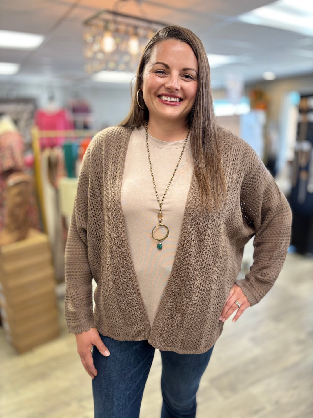 The Sunday Snuggle Cardigan-Tops-Be Cool-Evergreen Boutique, Women’s Fashion Boutique in Santa Claus, Indiana