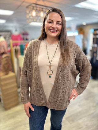 The Sunday Snuggle Cardigan-Tops-Be Cool-Evergreen Boutique, Women’s Fashion Boutique in Santa Claus, Indiana