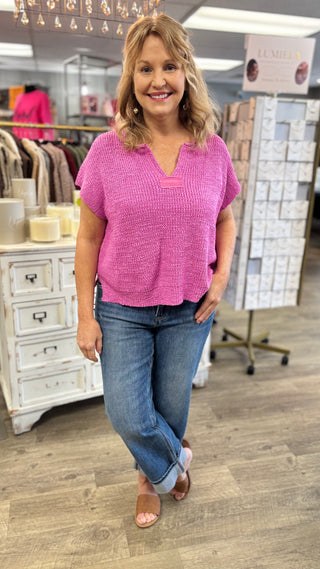 Back Talk Back Patch Sweater