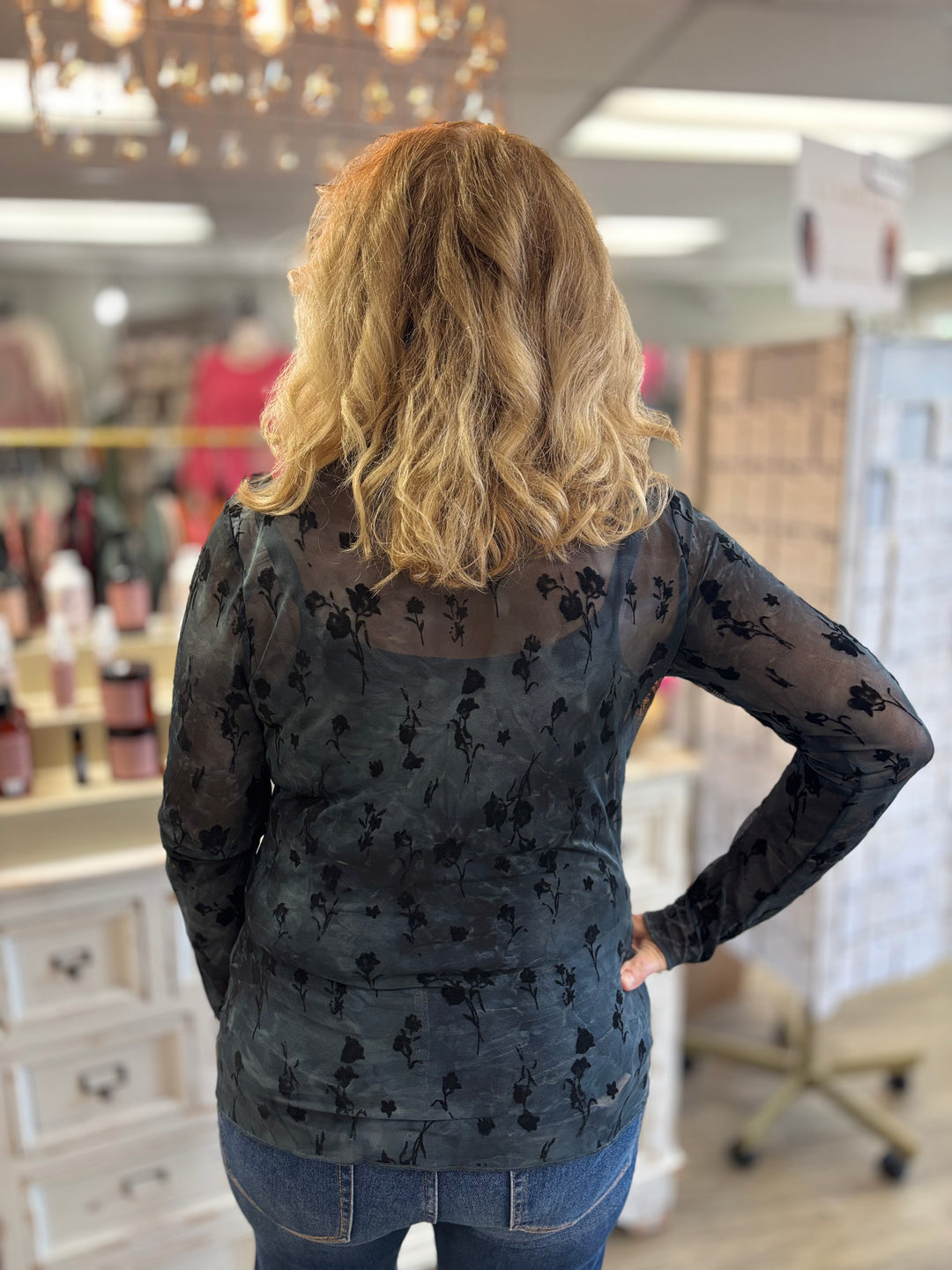 Mesh It Up Layering Top-Tops-Davi & Dani-Evergreen Boutique, Women’s Fashion Boutique in Santa Claus, Indiana