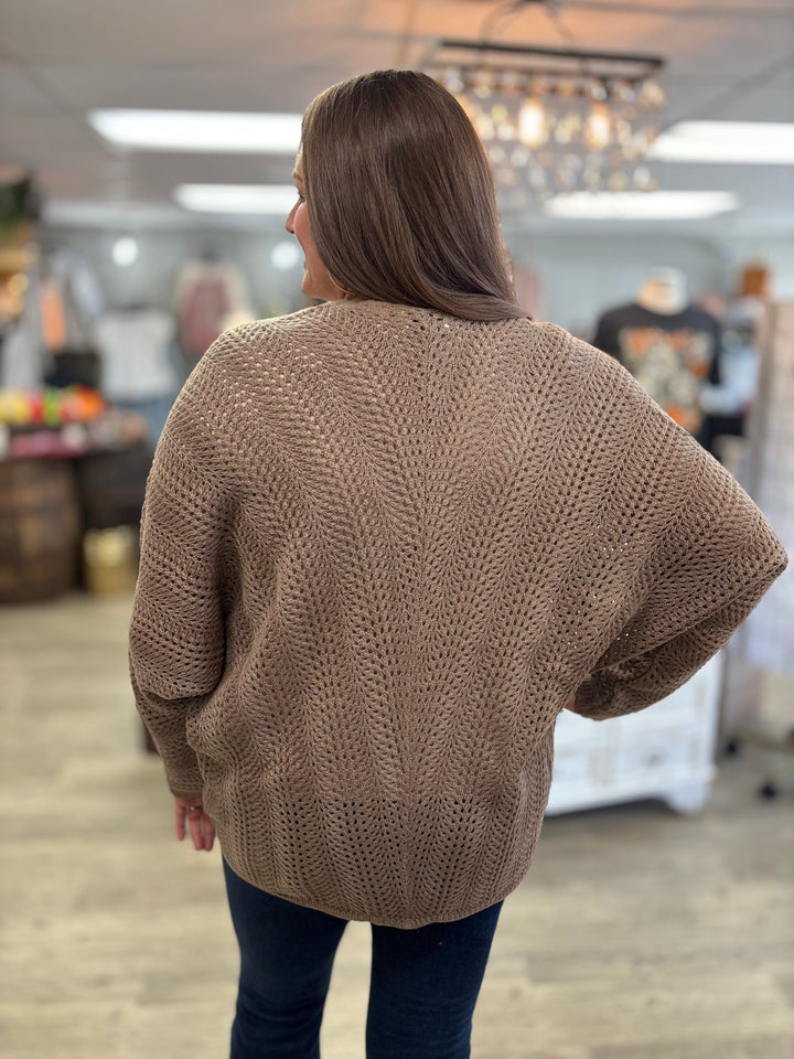 The Sunday Snuggle Cardigan-Tops-Be Cool-Evergreen Boutique, Women’s Fashion Boutique in Santa Claus, Indiana