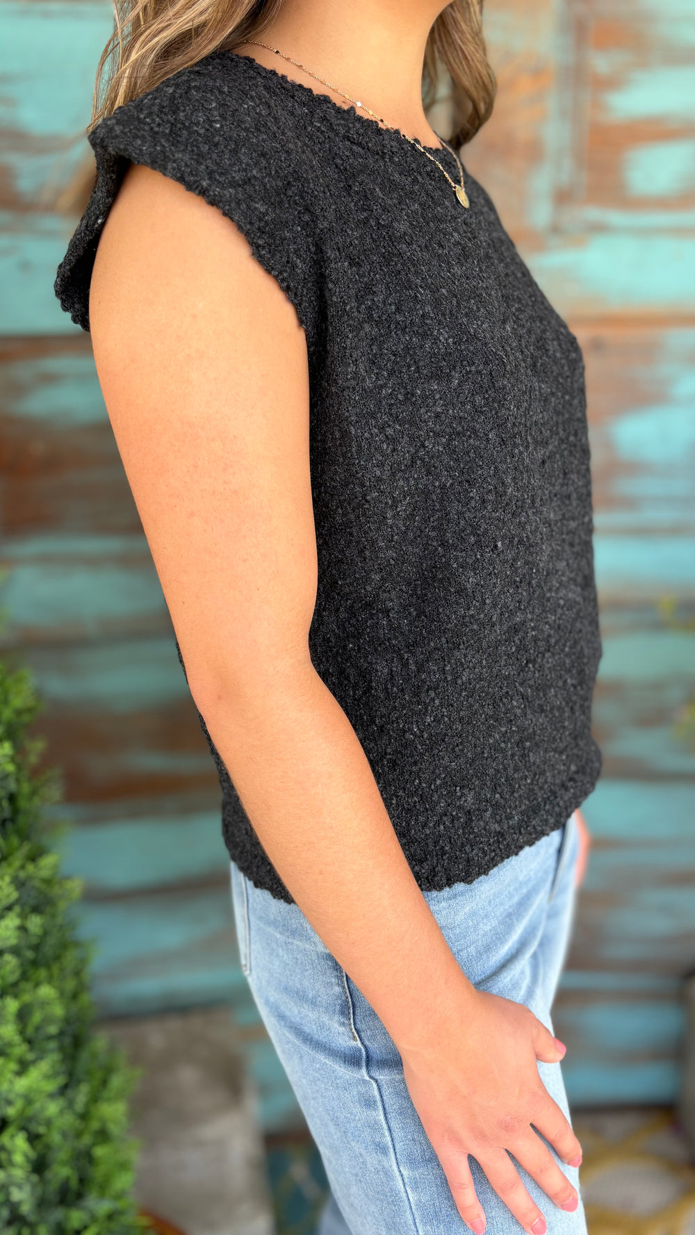 Tenacious Knit Top-Short Sleeves-Heyson-Evergreen Boutique, Women’s Fashion Boutique in Santa Claus, Indiana