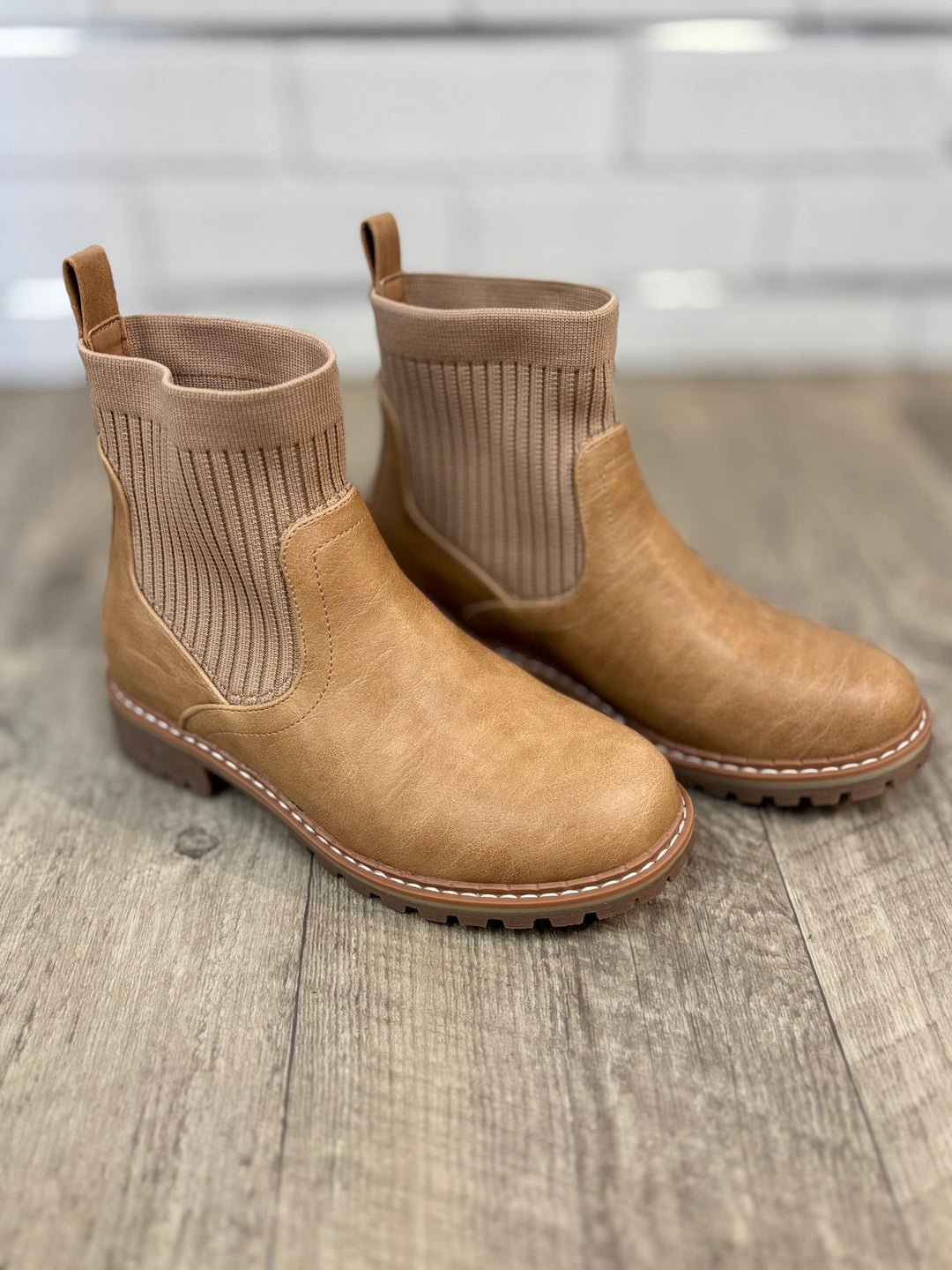 Corkys Cabin Fever Boot, Caramel-Boots-Corkys-Evergreen Boutique, Women’s Fashion Boutique in Santa Claus, Indiana