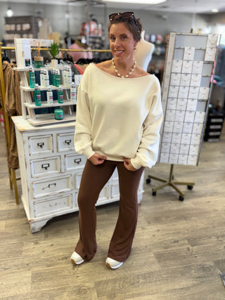 Cold Shoulder Club Top