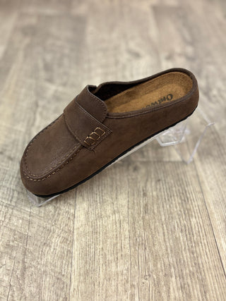 BRIA-7 Nubuck Slip-On Mule | Outwoods