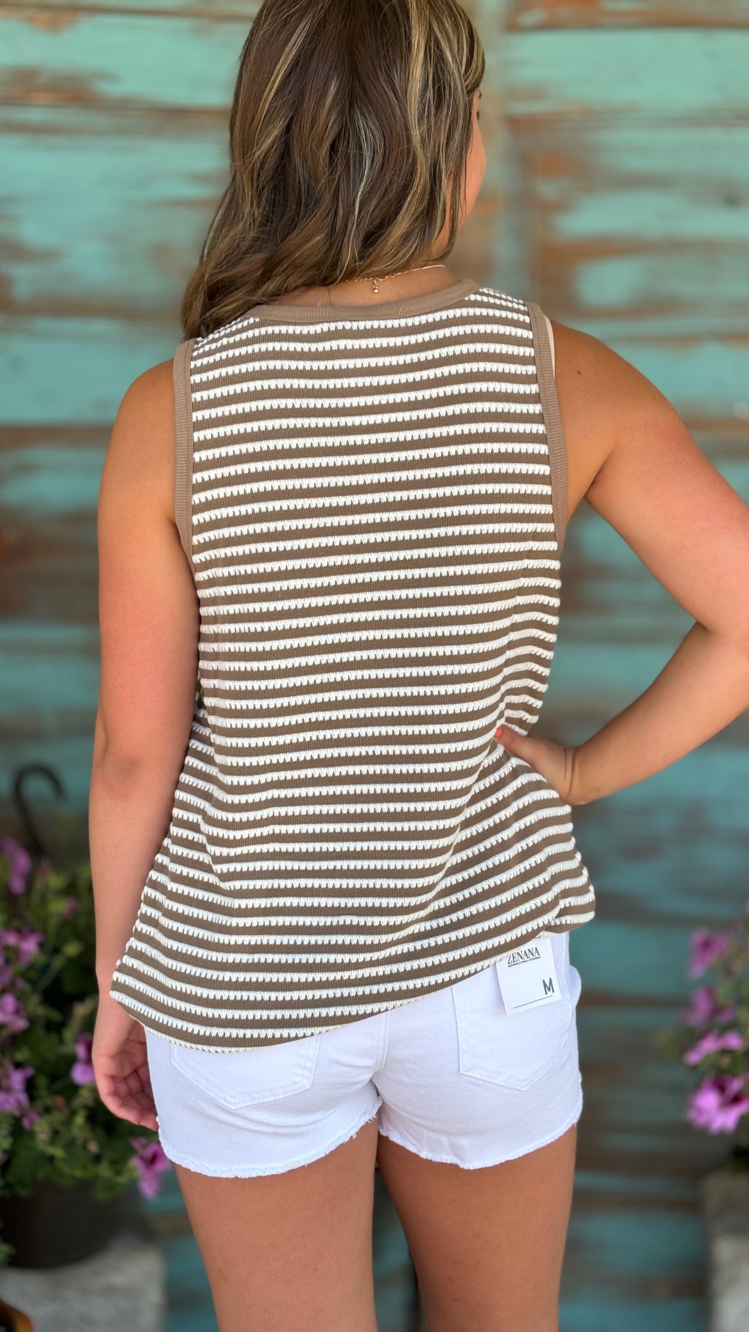 Tina Knit Tank-Tank Tops-Doe and Rae-Evergreen Boutique, Women’s Fashion Boutique in Santa Claus, Indiana