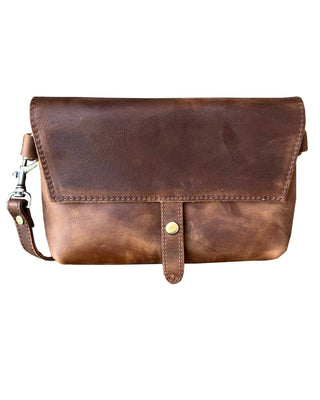 Genuine Leather Crossbody-Handbags-Roma Leathers, Inc.-Evergreen Boutique, Women’s Fashion Boutique in Santa Claus, Indiana