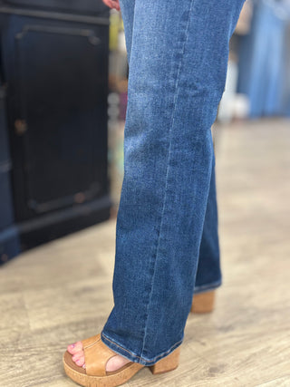 Risen Street Stepper Straight Adjustable WB Jeans-Denim-Evergreen Boutique-Evergreen Boutique, Women’s Fashion Boutique in Santa Claus, Indiana