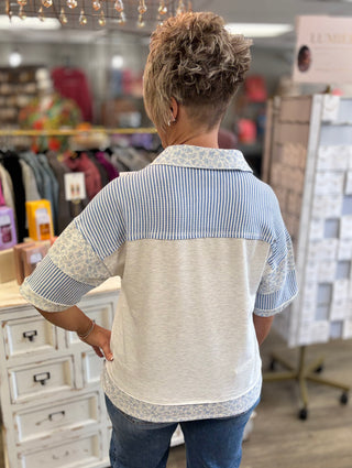 Pattern Party Short Sleeved Top