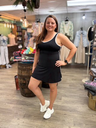 On The Move Skortsie Romper-Rae Mode-Evergreen Boutique, Women’s Fashion Boutique in Santa Claus, Indiana