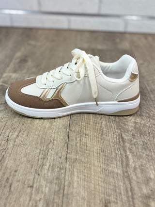 Maxine Gold Combo Sneaker