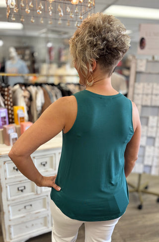 Teal Me More Tank Top