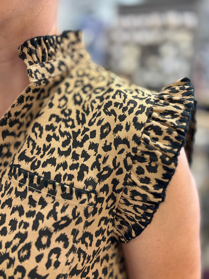 Wild Thing Leopard Print Dress-Dresses-GeeGee-Evergreen Boutique, Women’s Fashion Boutique in Santa Claus, Indiana