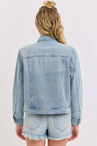 Classic Mid Length Denim Jacket