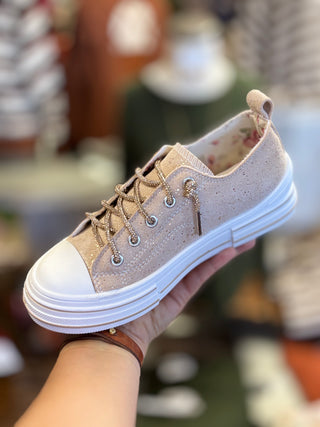 Very G Aman Suede Sneaker - Nude