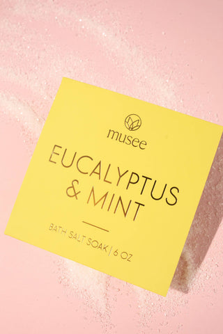 Eucalyptus & Mint Mini Bath Salt Soak-Musee-Evergreen Boutique, Women’s Fashion Boutique in Santa Claus, Indiana