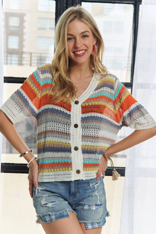 Color Confetti Lightweight Sweater