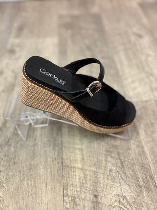 Corky's Black Treat Yourself Wedges