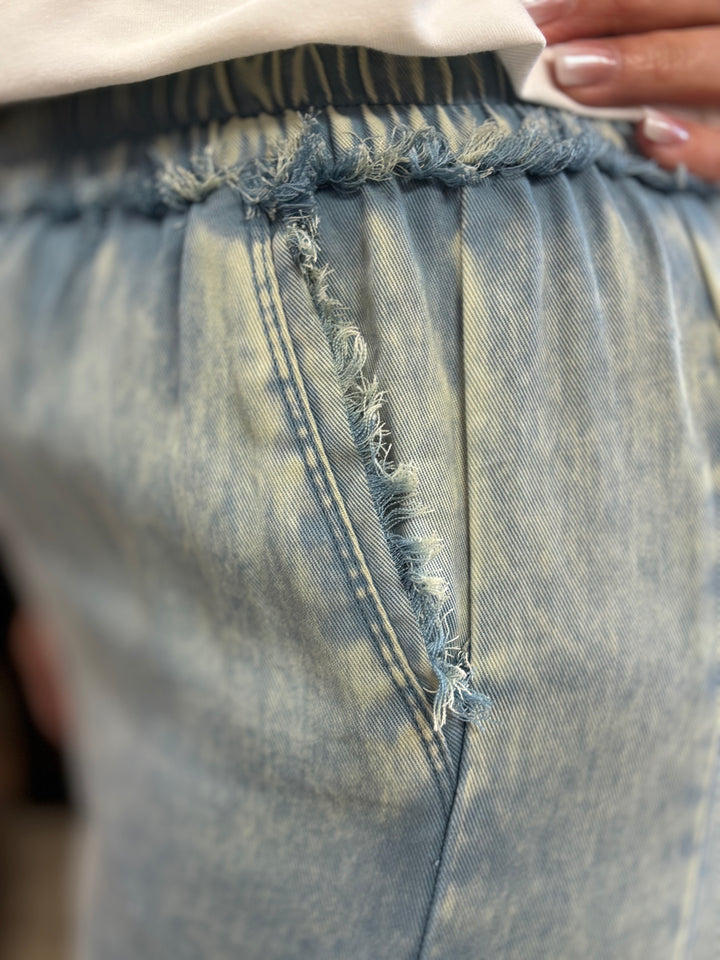 The Elodie Washed Tencel Pants-Bottoms-Zenana-Evergreen Boutique, Women’s Fashion Boutique in Santa Claus, Indiana