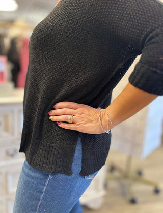 Alpine Glow Crew Neck Knit Sweater-Tops-Evergreen Boutique-Evergreen Boutique, Women’s Fashion Boutique in Santa Claus, Indiana