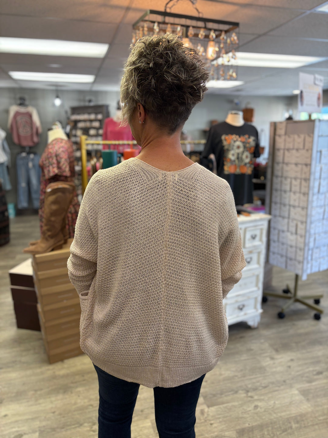 The Aria Sweater Cardigan-Tops-Be Cool-Evergreen Boutique, Women’s Fashion Boutique in Santa Claus, Indiana