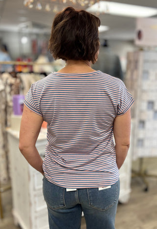 Cotton Candy Striped Top