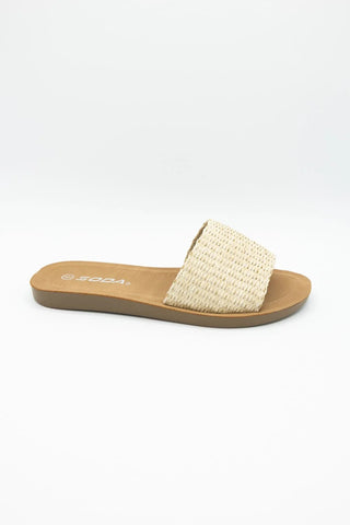 The Efron Sandal in Bone