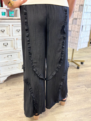 Drama Queen Ruffle Palazzo Pants