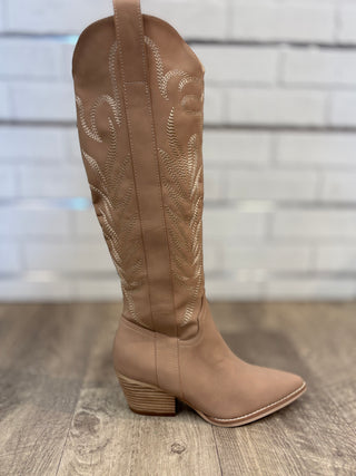 Samara Embroidered Tall Boots-Shoes-Oasis Society-Evergreen Boutique, Women’s Fashion Boutique in Santa Claus, Indiana