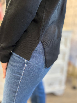 The Sugarplum Drop Shoulder Sweater-Tops-HYFVE-Evergreen Boutique, Women’s Fashion Boutique in Santa Claus, Indiana