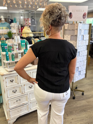 The Soft Statement Lace Pattern Top