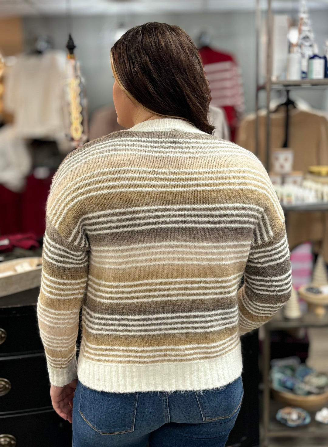 Champagne Bliss Sweater-Sweaters-Wishlist-Evergreen Boutique, Women’s Fashion Boutique in Santa Claus, Indiana