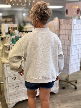 Indiana Mock Neck Sweatshirt