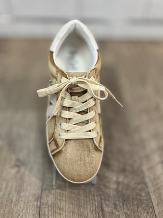 Corkys Hey Girl No Chaser Washed Tan Denim-Shoes-Corkys-Evergreen Boutique, Women’s Fashion Boutique in Santa Claus, Indiana