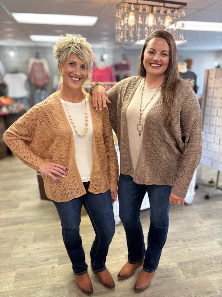 The Sunday Snuggle Cardigan-Tops-Be Cool-Evergreen Boutique, Women’s Fashion Boutique in Santa Claus, Indiana