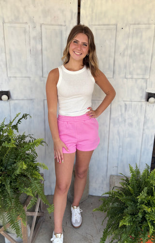 Zenana Elastic Waistband Dolphin Shorts-bottoms-Zenana-Evergreen Boutique, Women’s Fashion Boutique in Santa Claus, Indiana