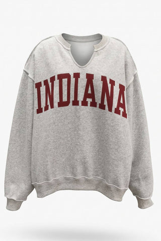 INDIANA/IN Reversible Varsity Sweatshirt