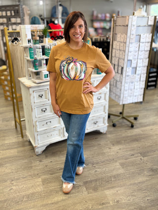 Watercolor Pumpkin Graphic Tee
