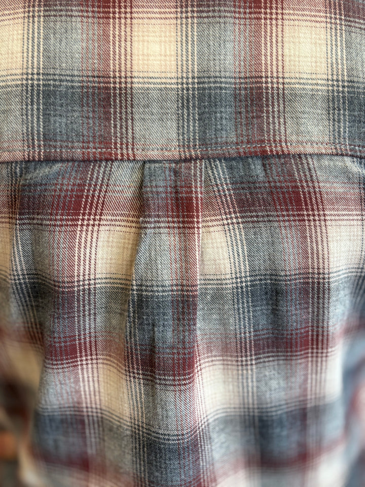 The Cozy Cabin Plaid Top-Tops-Be Cool-Evergreen Boutique, Women’s Fashion Boutique in Santa Claus, Indiana