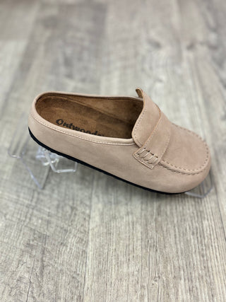 BRIA-7 Nubuck Slip-On Mule | Outwoods