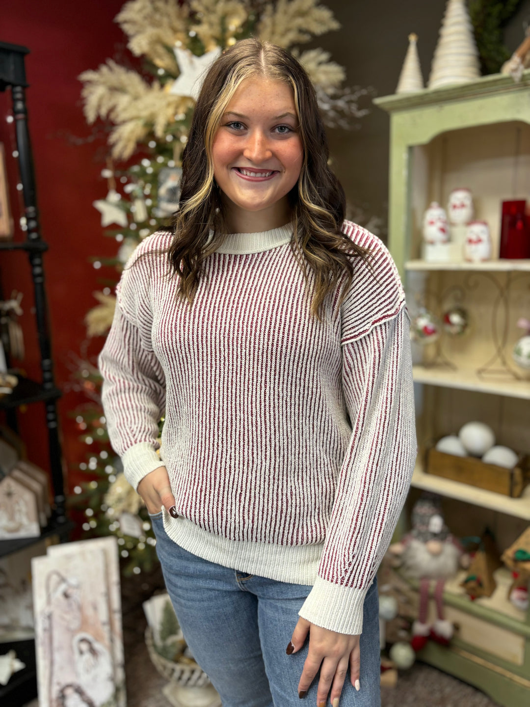 Frosty Mornings Sweater-Sweaters-In February-Evergreen Boutique, Women’s Fashion Boutique in Santa Claus, Indiana